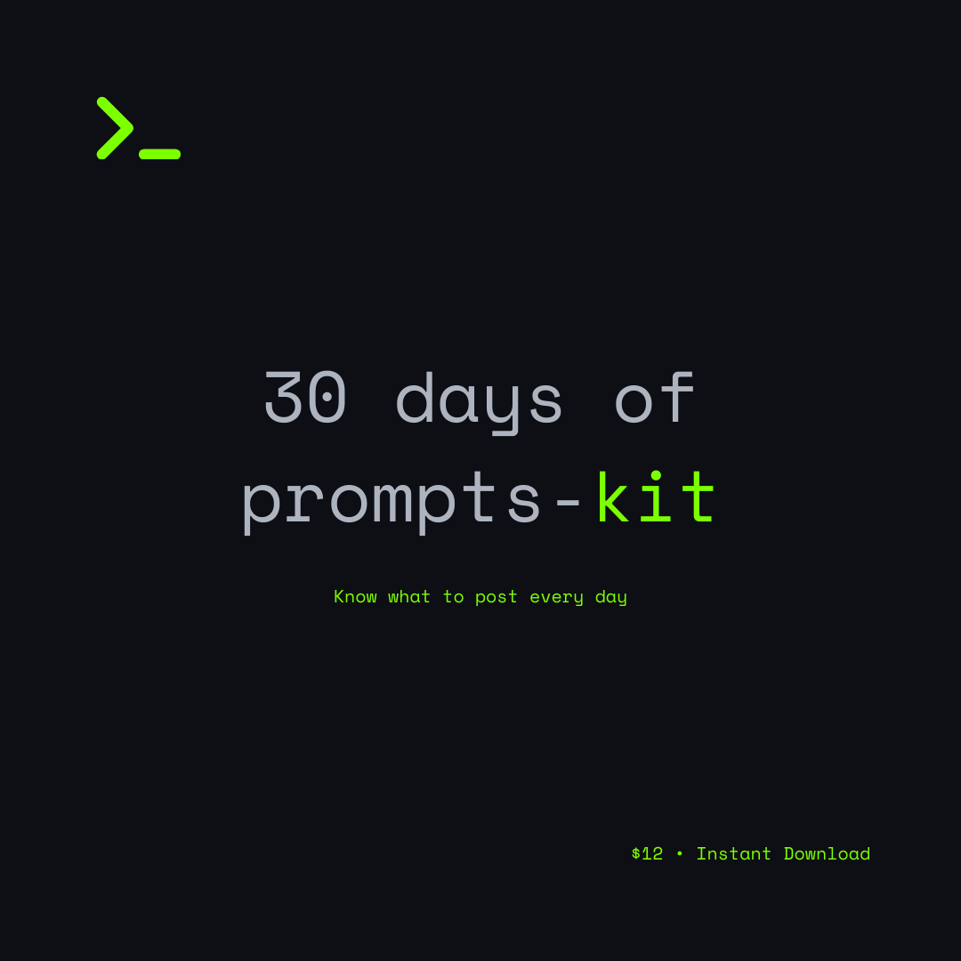 PROMPT-KIT.AI - 30 DAYS OF PROMPTS KIT - PRODUCT IMAGES 1