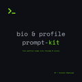 PROMPT-KIT.AI - BIO & PROFILE PROMPT KIT - PRODUCT IMAGES 1