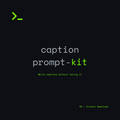 PROMPT-KIT.AI - CAPTION PROMPT KIT - PRODUCT IMAGES 1