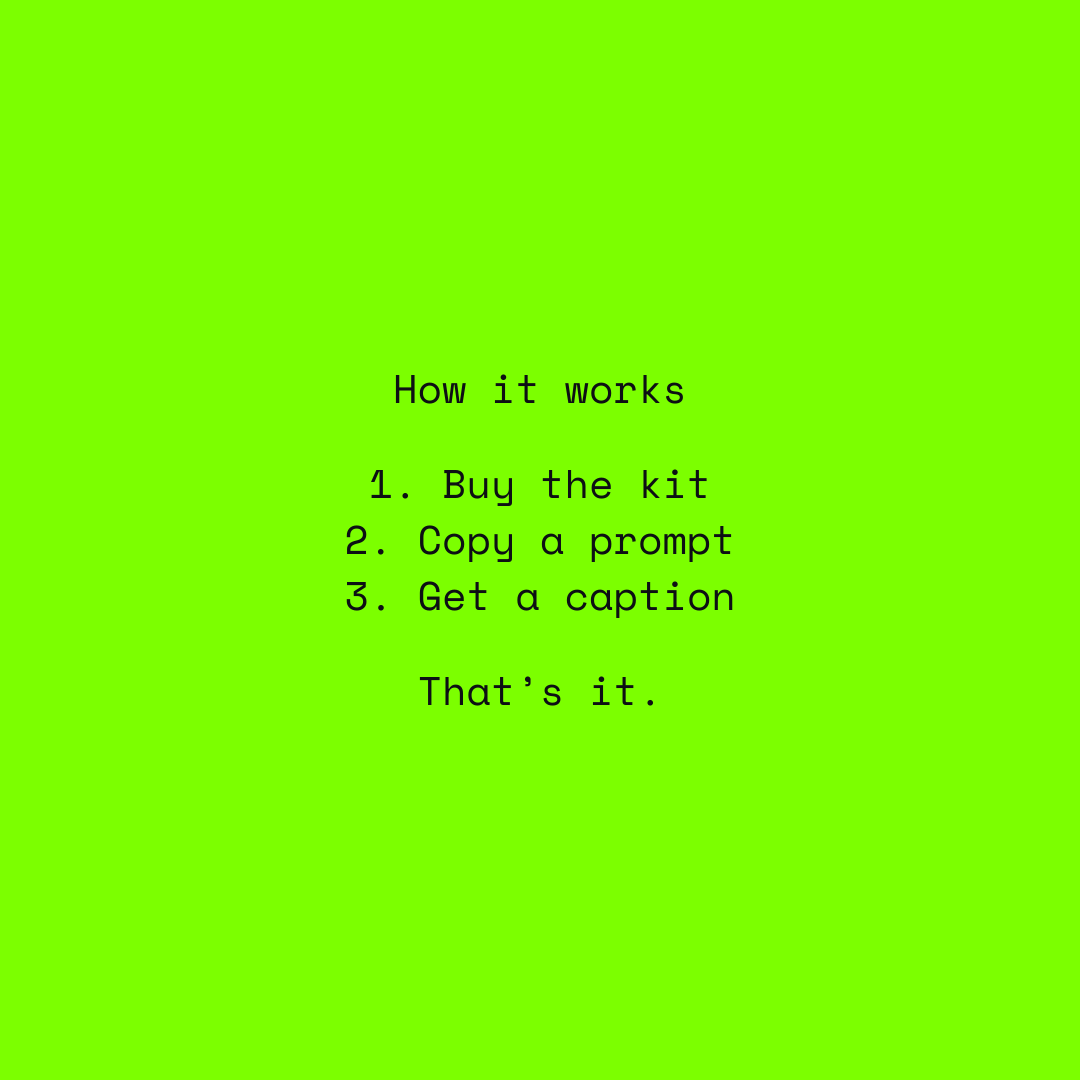 PROMPT-KIT.AI - CAPTION PROMPT KIT - PRODUCT IMAGES 7